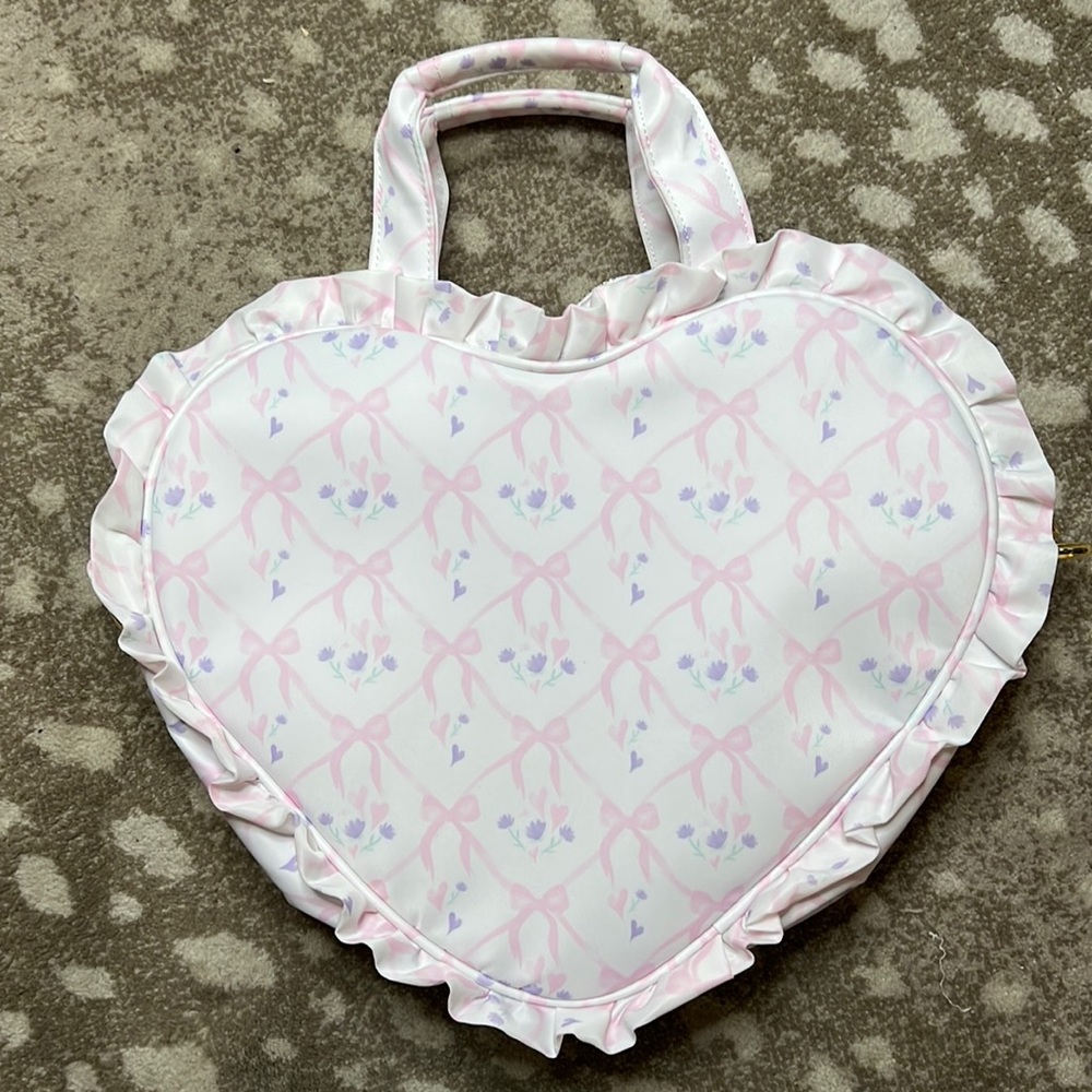 SCL High Tea Mini Heart Tote NWT